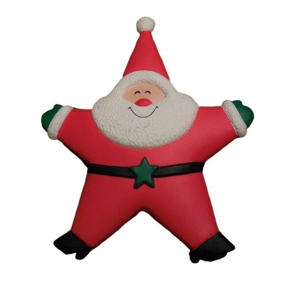 Star-Shaped Santa Claus Brooch Pin - Picture 4 of 9
